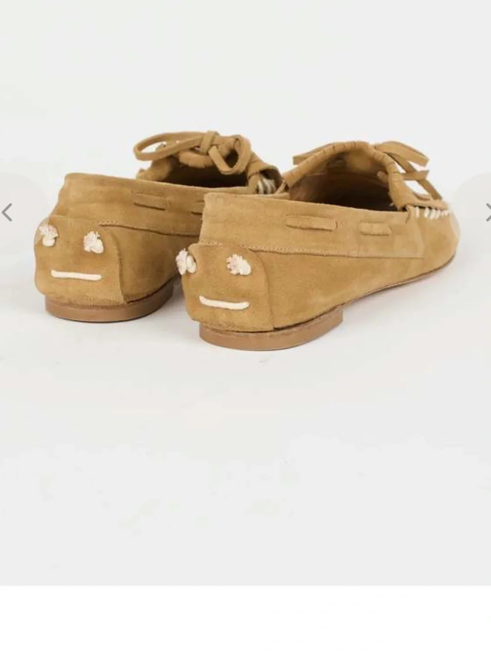 JAMIE HALLER The Camp Loafer in Ambra - 37 (6.5/7 US)